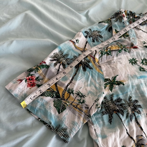 Vintage 90s Campia Moda Hawaiian Shirt Size Mens 2 XL Floral Short Sleeve Button - Picture 11 of 11